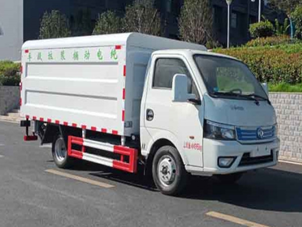東風(fēng)桶裝垃圾車純電動(dòng)密閉